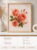 Cadre décoratif Roses – 40 × 50 c
